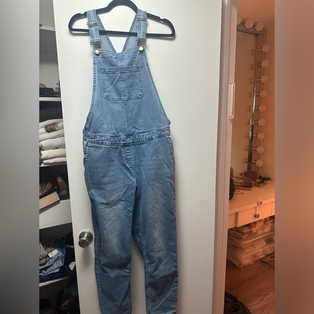 Maternity Denim Overalls